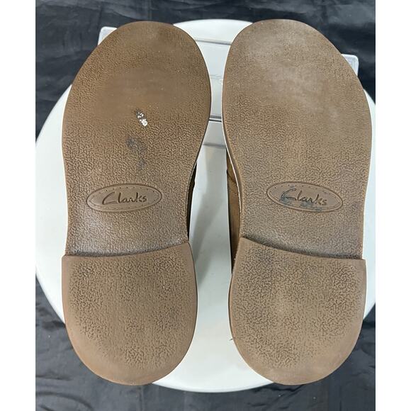 Clarks Desert Bushacre Ankle Boots 6-Eye Lace Up Brown Leather Men Size 7.5 - Picture 16 of 16